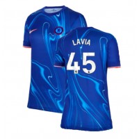 Chelsea Romeo Lavia #45 Replica Home Shirt Ladies 2024-25 Short Sleeve